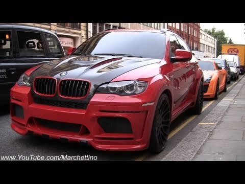 BMW X6M Hamann Tycoon Evo M Start and Accelerate