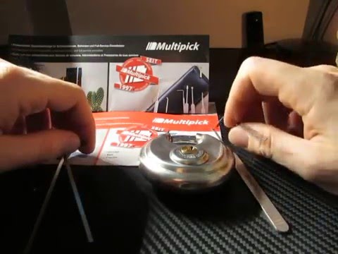 Diskus Schloss wie ABUS Diskus öffnen Knacken leicht gemacht Multipick Elite 11 Set Lockpicking