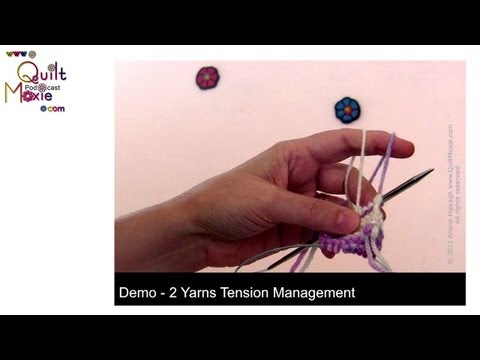 how to control knitting tension