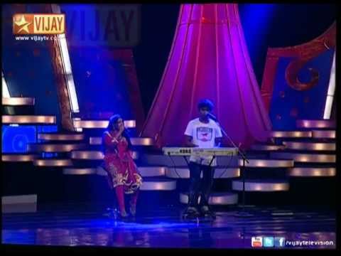 A Rocking Performance by G.V.Prakash and Saindhavi in Super Singer Junior 3