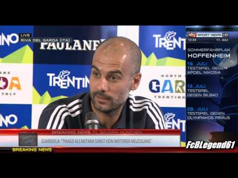 pep_guardiola - Pep Guardiola Abschluss-Pressekonferenz im Trentino / 11.07.2013 Pep Guardiola :