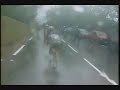 Pantani attacca sul Galibier a 45 km dall'arrivo e vince tappa e tour. Marco Pantani wins with 9 mnutes of advantage over Jan Ulrich and becomes the new yellow jersey of the Tour !!! Marco Pantani vince la tappa con 9 minuti di vantaggio su Jan Ulrich e conquista la maglia gialla !!! Marco Pantani primero con 9 minutes ante a Jan Ulrich y es la nueva camiseta amarilla !!! NM 17 and blostier prod. A TRIBUTE TO THE BEST GRIMPEUR OF EVERYTIME