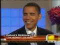 Senator Obama on The Today Show