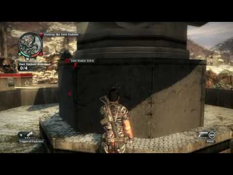 how to destroy vent just cause 2