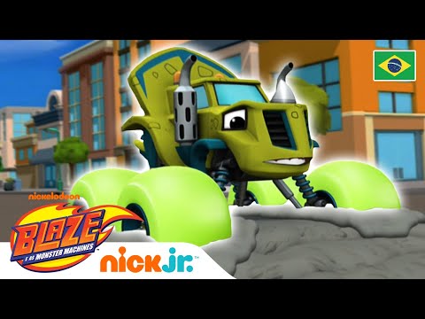Os pneus saltitantes 📦 | Blaze and the Monster Machines