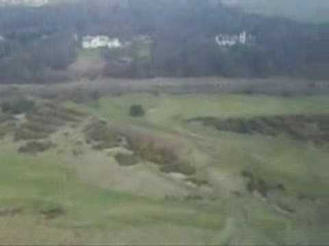 Ryanair landing at Glasgow Prestwick ...