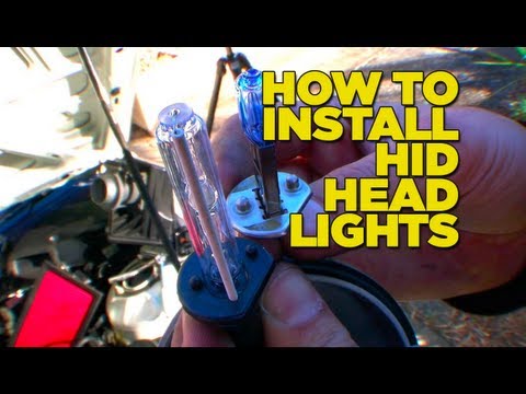 how to fit hid lights