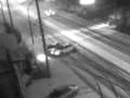 Car accident in New Westminster in the snow