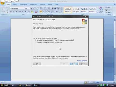 how to troubleshoot ms office 2007