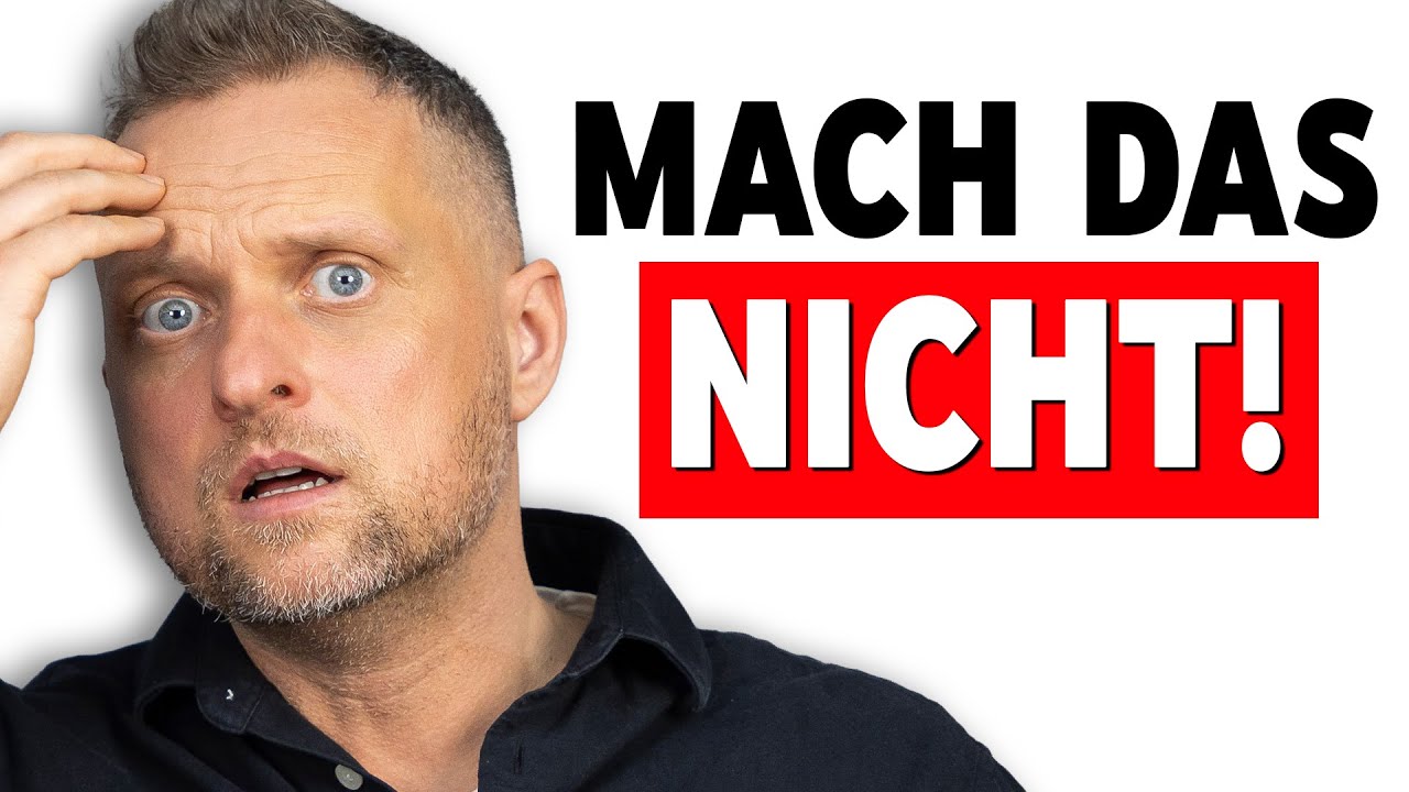 3 Dinge, die ich NIE MEHR im Sommer mache (große Fehler)