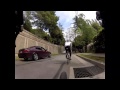 Me and my friend were hit by a car in California - Berkeley The guy did not stop! He ran away! Thank guys for your support! Yesterday I went to the police department and I reported the crime. I also gave the video to the police officer. It was possible to identify the number of the car on the video. The police have located the car and the owner. Now I'm waiting for the return of the police on the case.