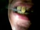 Mark eats a smoke