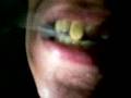 Mark eats a smoke