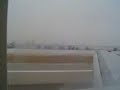 Landing at a very frosty Prague Airport