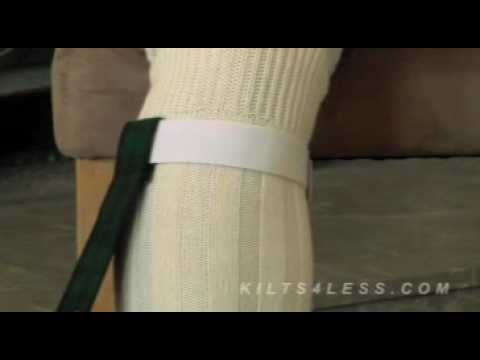 how to fasten kilt shoes