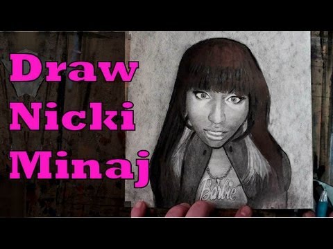 how to draw nicki minaj