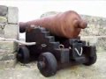 Les canons sur le vieux quai de Roscoff