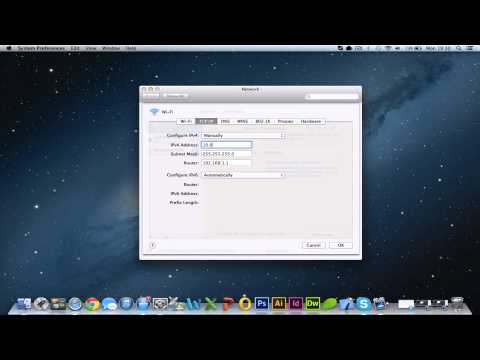 how to change ip address on mac