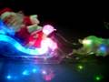 videos de christmas 20cm santa on two reindeers
