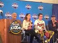 \"Shania Twain, Gwen Stefani Super Bowl Press conference.\"Myk \"Shania Twain, Gwen Stefani Super Bowl Press conference.\"Myk