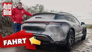 Porsche Taycan Cross Turismo (2021) | Erste Fahrt im getarnten Shooting Brake | mit Andreas May by Auto Bild