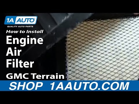 How To Install Replace Engine Air Filter GMC Terrain