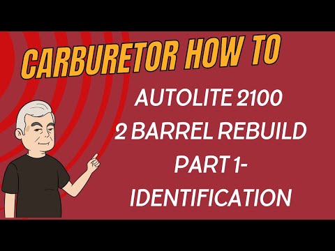 how to rebuild two barrel carburetor