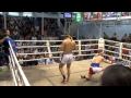 Malik (Tiger Muay Thai) scores a quick 1st round KO against Rawai fighter Jamie