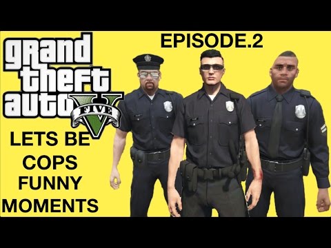 Social Experiment on GTA 5 Part 2-(Lets be Cops, Watchu want some D*ck, Funny Moments)