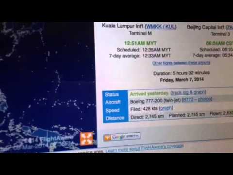 B777 - Malaysia Airlines MH370 B777-200ER Loses Contact With Air Traffic Control: UPDATE: The Malaysia Airlines MH370 B777-200ER missing plane's flight pattern was ...