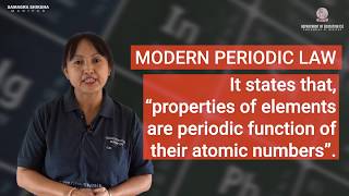 Chapter 1 part 3 of 5 - Periodic Classification of Elements