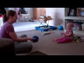 KELLY PLAYING BALL WITH EMERY 1 - YouTube