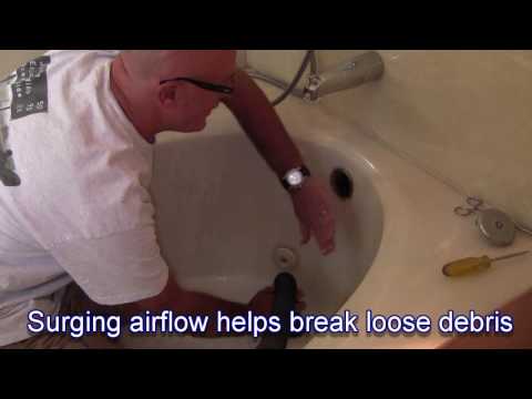 how to unclog a drain in the bathtub