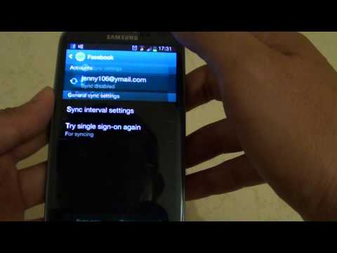 how to remove facebook from galaxy s