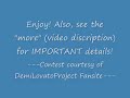 DemiLovatoProject: 1st Contest! Win Demi Lovato's Album!