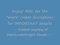 DemiLovatoProject: 1st Contest! Win Demi Lovato's Album!