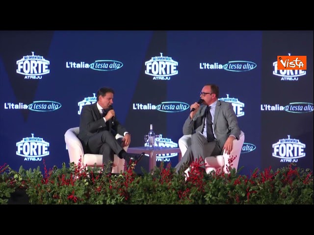 Conte ad Atreju: Manca Schlein? Verrà il giorno che faremo questo confronto con Meloni