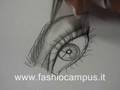 Fashion Design Drawing Lesson: Shadeout of an Eye