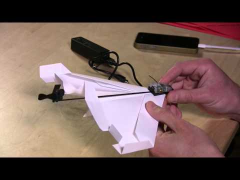 Powerup 3.0 - Fly a Paper Airplane with iPhone or Android Smartphone Control!!