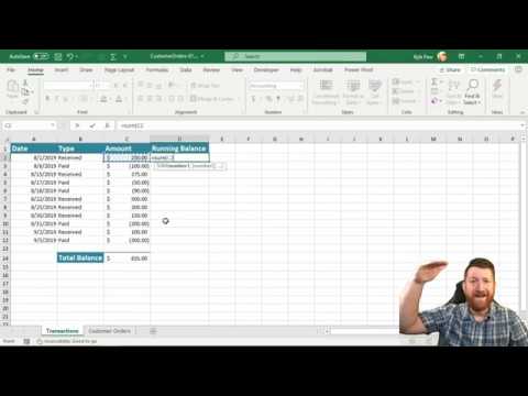 video-linktoworks-Microsoft Excel Running Total with SUM and SUMIF...