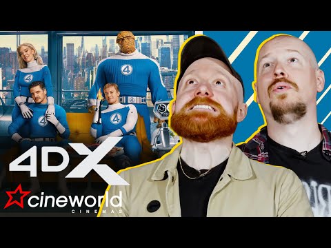 🦸♂️ The Fantastic Four: First Steps - 4DX Trailer Reaction | Cineworld Cinemas