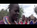 Masai women dancing