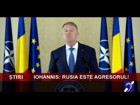 Iohannis: Rusia este agresorul!