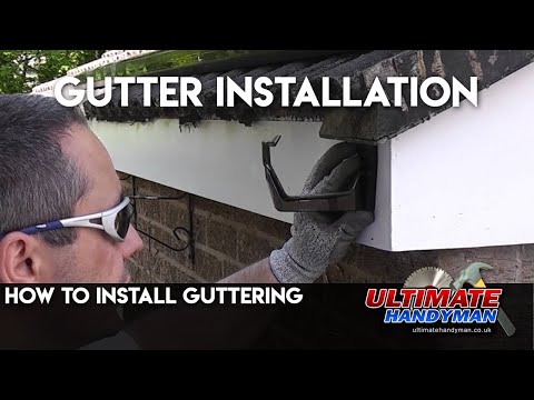how to fit gutters together