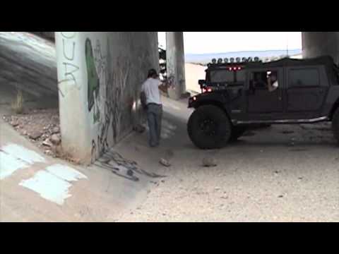 Hummer Wall Crawl Attempt
