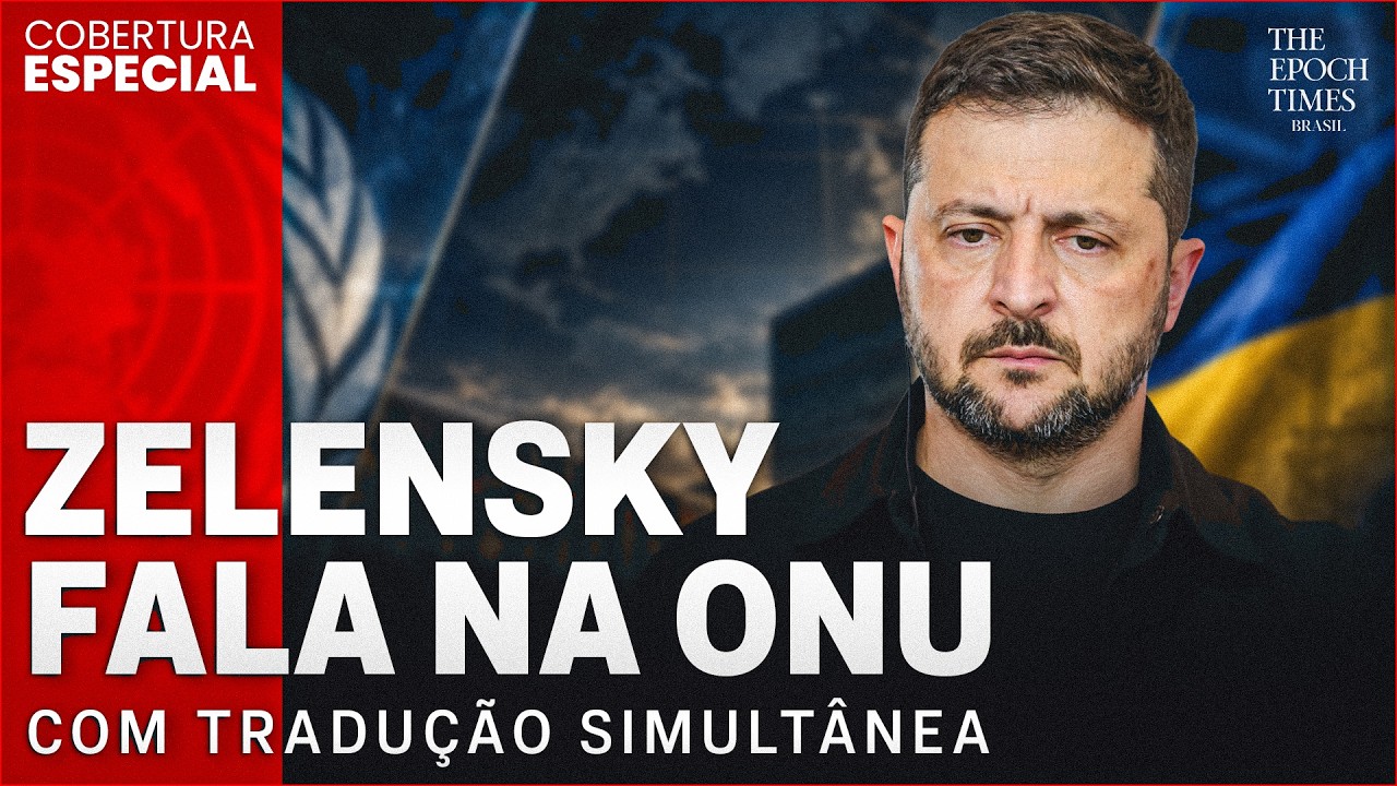 🔴 AGORA: Zelensky fala na ONU | Tradução simultânea | Cobertura especial