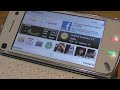 Nokia N97 at MWC 2009. Two quick examples of software additions since its launch at Nokia World. Home screen widgets (including a fully implemented Facebook widget) amd kinetic (flick) scrolling in the web browser.