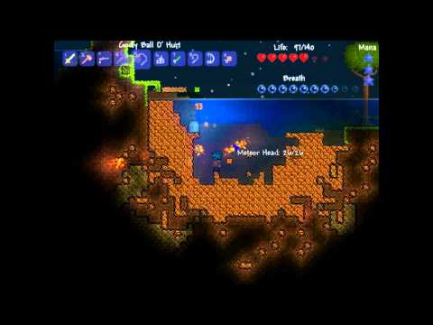 how to harvest meteorite in terraria