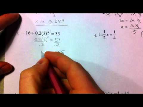 how to get rid of an exponent in an equation