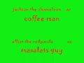 coffeeman doing karate